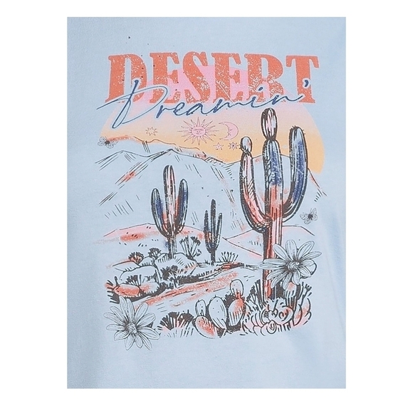 No Boundaries NEW Lace Up High Neck Graphic Muscle Tank - Picture 2 of 6